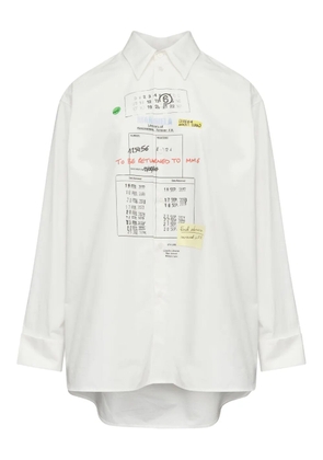 MM6 Maison Margiela graphic-print shirt - White