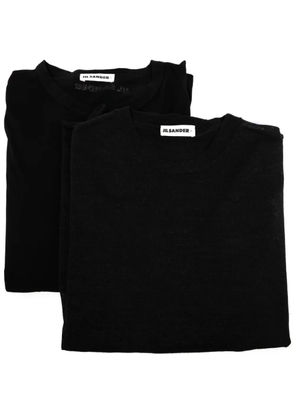 Jil Sander + seamless knit T-shirt - Black