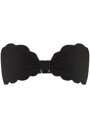 Marysia Antibes scalloped-edge bikini top - Black