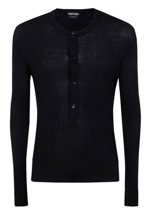 TOM FORD round neck sweater - Black