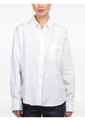 JAMIE HALLER chest-pocket shirt - White