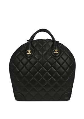 CHANEL Pre-Owned 1998 quilted top-handle tote bag - Black