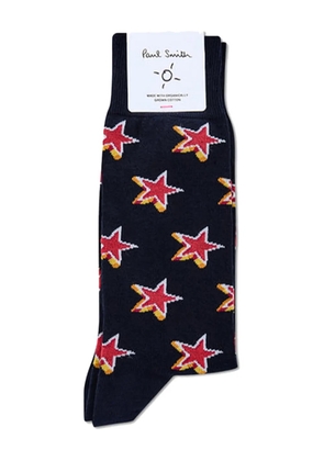Paul Smith Starlight-pattern socks - Blue