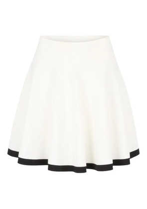 Nina Ricci knit skater mini skirt - Black