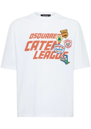 DSQUARED2 patch-detail T-shirt - White