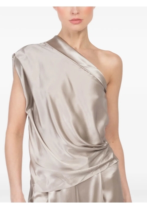 The Sei asymmetric-lapel top - Neutrals