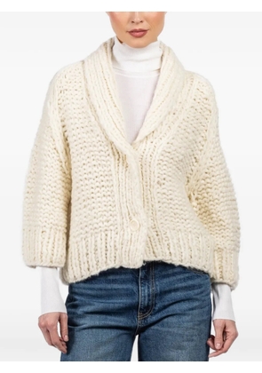 Iris Von Arnim Jonara shawl-collar cardigan - Neutrals