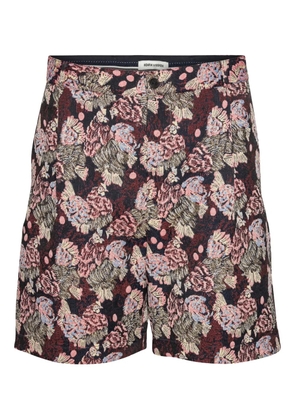 Henrik Vibskov floral patterned shorts - Blue