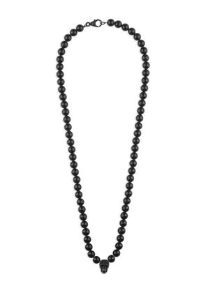 Philipp Plein agate necklace - Black