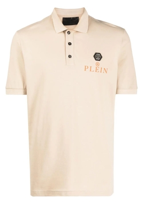 Philipp Plein short sleeve polo shirt - Neutrals