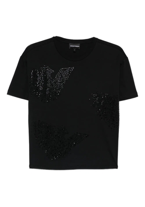 Emporio Armani embellishment T-shirt - Black