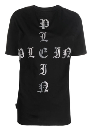 Philipp Plein Gothic Plein crystal-embellished T-shirt - Black