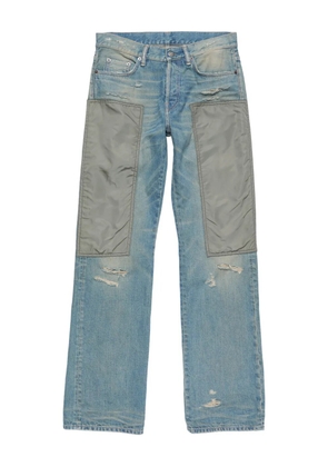 Acne Studios panelled distressed jeans - Blue