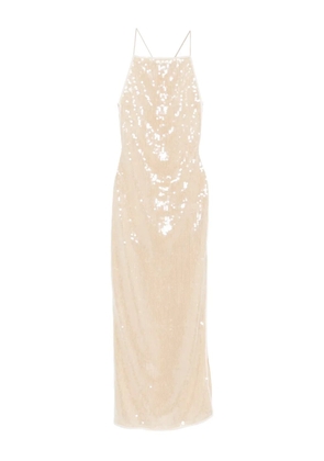 Oséree Marylin sequin-embellished dress - Neutrals