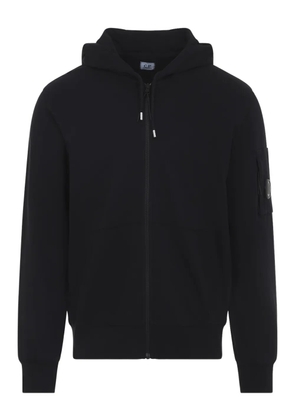 C.P. Company zip hooded hoodie - Black