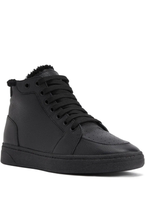 Giuseppe Zanotti Gz94 high-top shearling sneakers - BLACK