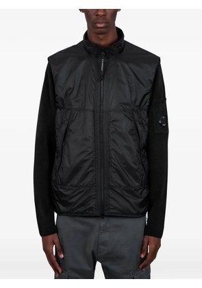 C.P. Company zip-up logo-detail gilet - Black