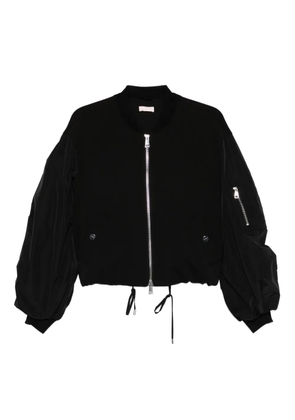 LIU JO zip bomber jacket - Black