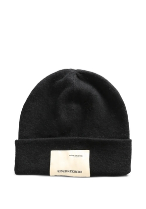 Frenckenberger label beanie - Black