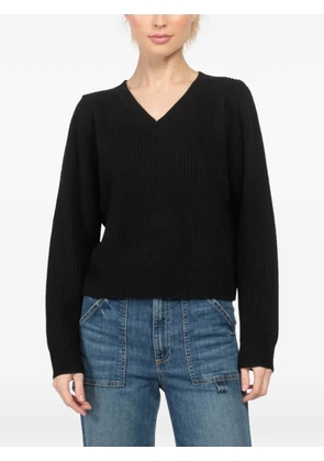 Nili Lotan Korina V-neck top - Black