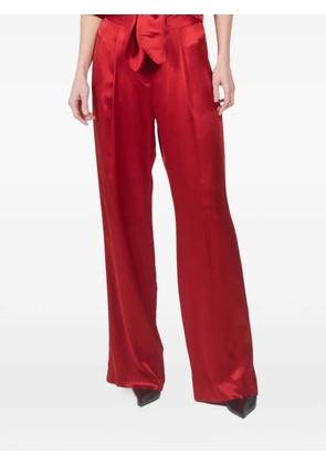 The Sei tie wide-leg trousers - Red