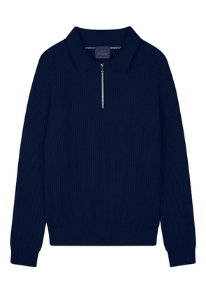 Paul & Shark zipped polo shirt - Blue