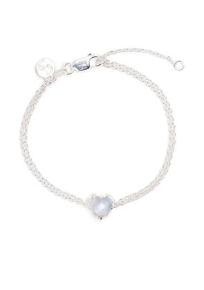Stolen Girlfriends Club Love Claw moon stone bracelet - Silver