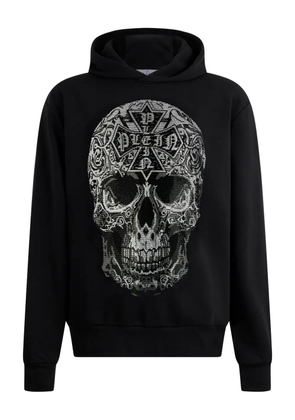 Philipp Plein gothic-skull hoodie - Black
