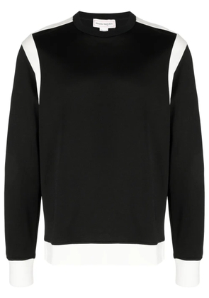 Alexander McQueen two-tone panelled sweatshirt - Black