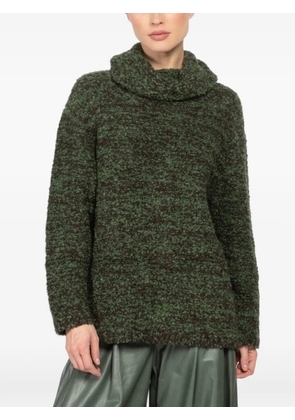 The Elder Statesman roll-neck sweater - Green
