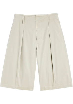 LEMAIRE pleated bermuda shorts - Neutrals