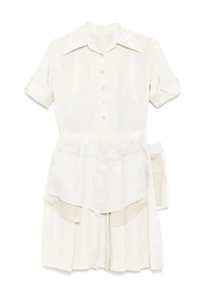 Maison Margiela layered dress - Neutrals