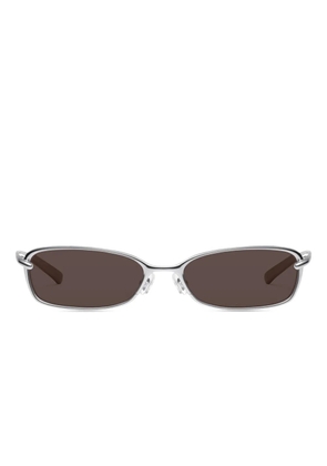 Gentle Monster Rollie 02 rectangle-frame sunglasses - Silver