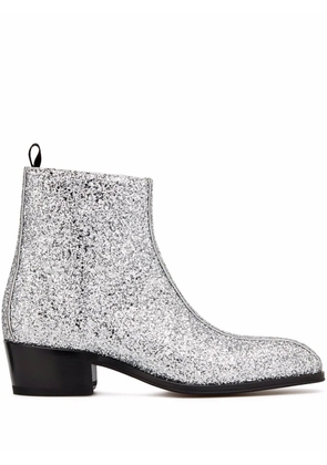 Giuseppe Zanotti New York glitter ankle boots - Metallic