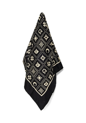 Nanushka Miani printed scarf - Black