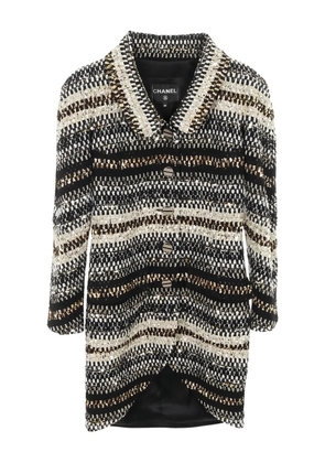 CHANEL Pre-Owned 1986-1988 cocomark button jacket - Black