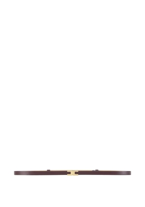 Elisabetta Franchi logo belt - Brown