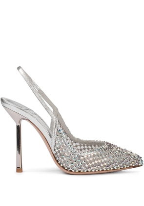 Le Silla 100mm Gilda pumps - Silver