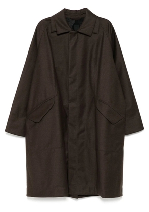 J.LAL Atlas single-breasted coat - Brown