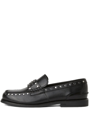 Karl Lagerfeld Jeans stud-embellished loafers - Black