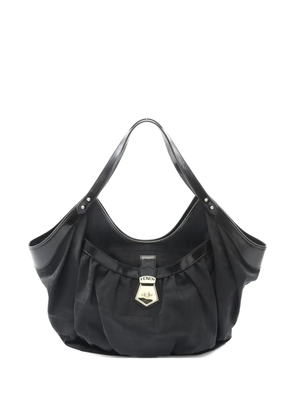 Fendi Pre-Owned 2010 Zucca FF-pattern shoulder bag - Black