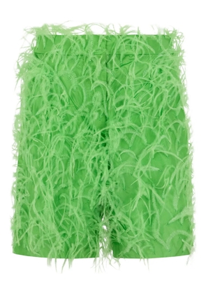 Valentino Garavani feather shorts - Green