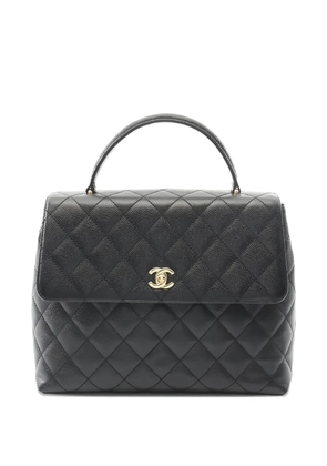 CHANEL Pre-Owned 2003-2004 matelasse quilted tote bag - Black