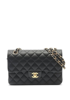 CHANEL Pre-Owned 2020s Double Flap lambskin shoulder bag - Black