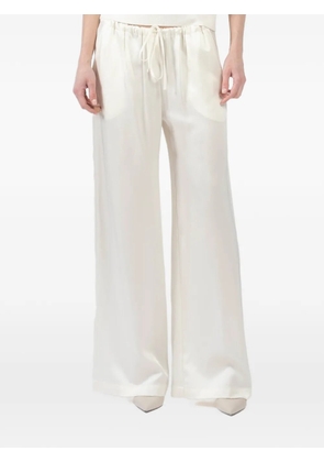 SABLYN Gemma drawstring-waistband wide-leg trousers - Neutrals
