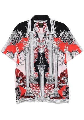 Camilla short-sleeves camp-collared shirt - Black