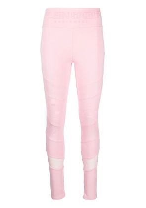 Plein Sport Statement stretch leggings - Pink