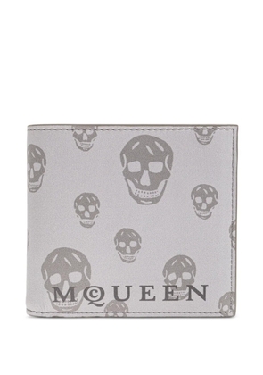 Alexander McQueen skull-print wallet - Grey