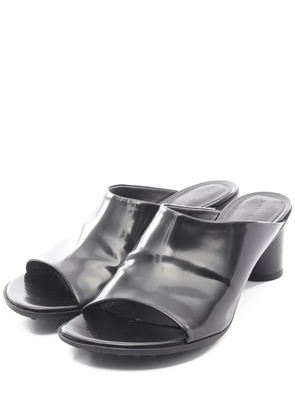 Bottega Veneta Pre-Owned 2010s leather block-heel sandals - Black