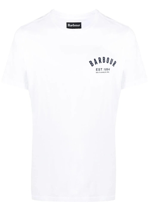 Barbour logo-print short-sleeved T-shirt - White